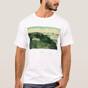 T-shirt Vue aérienne d'Antioch et de Rio San Joaquin