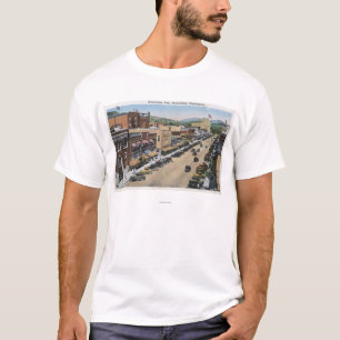 T-shirt Vue aérienne d'avenue de Wenatchee