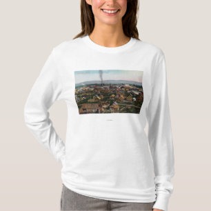 T-shirt Vue aérienne de CityFairbanks, AK