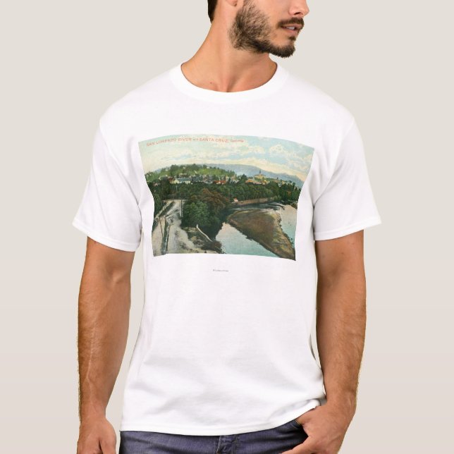 T-shirt Vue aérienne de la rivière San Lorenzo (Devant)