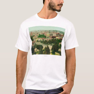 T-shirt Vue aérienne de la ville