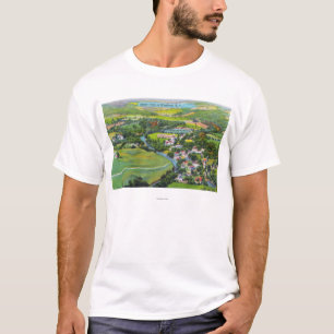 T-shirt Vue aérienne de la ville