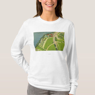 T-shirt Vue aérienne de parc de Roseland