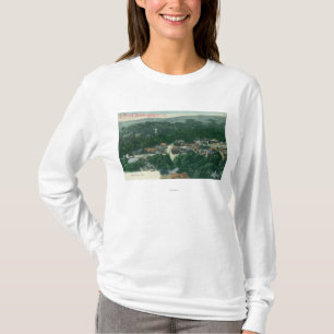 T-shirt Vue aérienne de vallée de ValleyMill de moulin, 