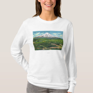 T-shirt Vue aérienne de vallée et de montagne de la