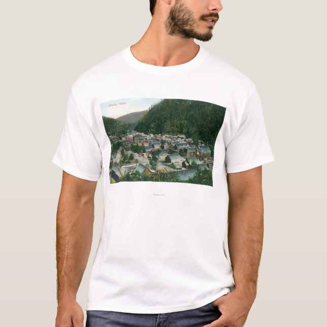 T-shirt Vue aérienne du CityMurray, identification (Devant)