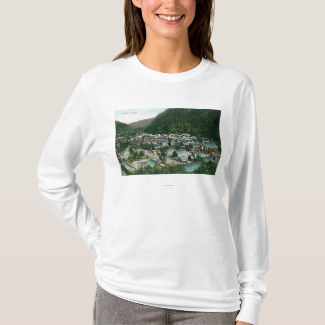 T-shirt Vue aérienne du CityMurray, identification (Devant)