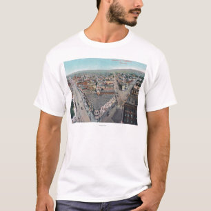 T-shirt Vue aérienne du CityOakland, CA