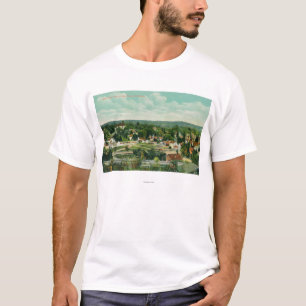 T-shirt Vue aérienne du CityPaso Robles, CA