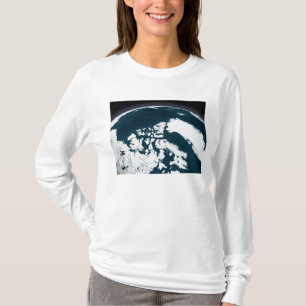 T-shirt Vue au-dessus du Groenland et de l'océan arctique