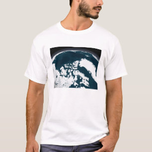 T-shirt Vue au-dessus du Groenland et de l'océan arctique