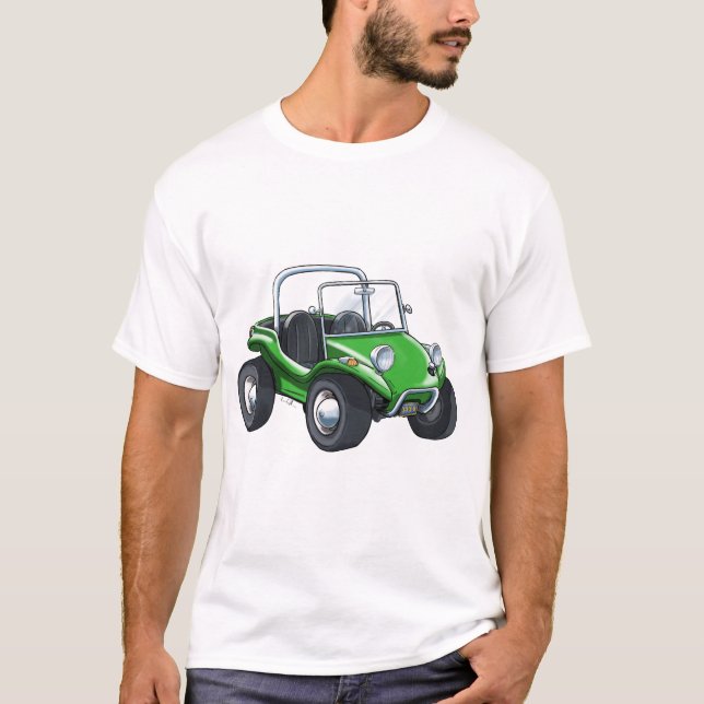 T-shirt Vue avant de Green Dunebuggy (Devant)