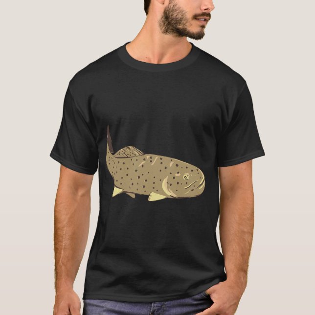 T-shirt Vue avant de l'omble apache art WPA (Devant)