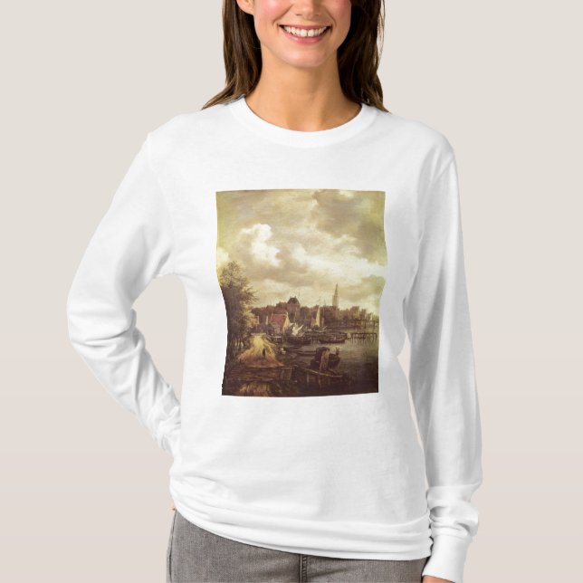 T-shirt Vue d'Amsterdam (Devant)