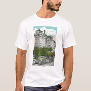 T-shirt Vue d'approche de capitol de bâtiment du téléphone