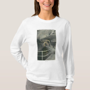 T-shirt Vue d'arcade de cathédrale de piscine de Siloam