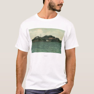 T-shirt Vue de baie d'Alcatraz Islans et prison