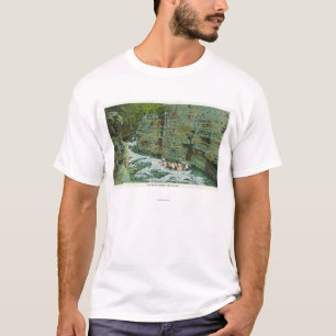 T-shirt Vue de bateau commençant en bas de la canalisatio