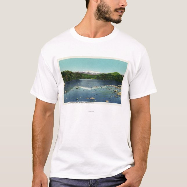 T-shirt Vue de bâti Washington et le Saco (Devant)