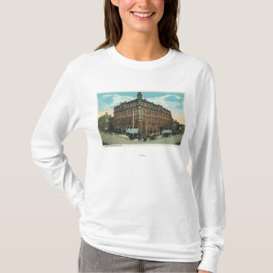 T-shirt Vue de bloc d'Owsley de TownButte, la TA