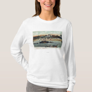 T-shirt Vue de bord de mer de Macabee BeachMonterey, CA