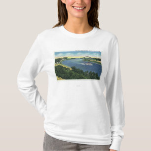 T-shirt Vue de canal de Cape Cod de pont de Sagamore