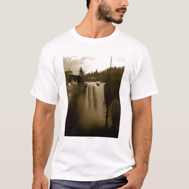 T-shirt Vue de cascade (Devant)