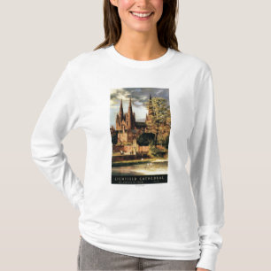 T-shirt Vue de cathédrale de Lichfield