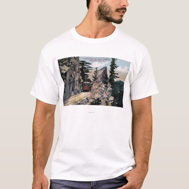 T-shirt Vue de chemin de fer de porte de granit (Devant)