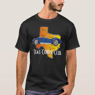 T-shirt Vue de côté, club de cobra du Texas avec l'état