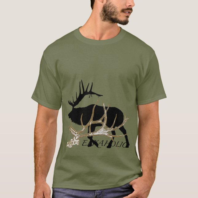 T-shirt Vue de côté d'Elkaholic (Devant)