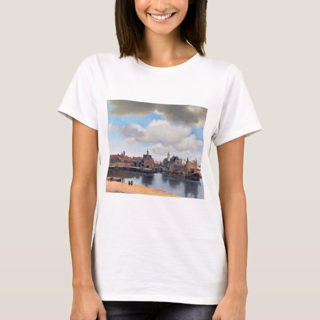 T-shirt Vue de Delft, Johannes Vermeer, 1659-1660 (Devant)