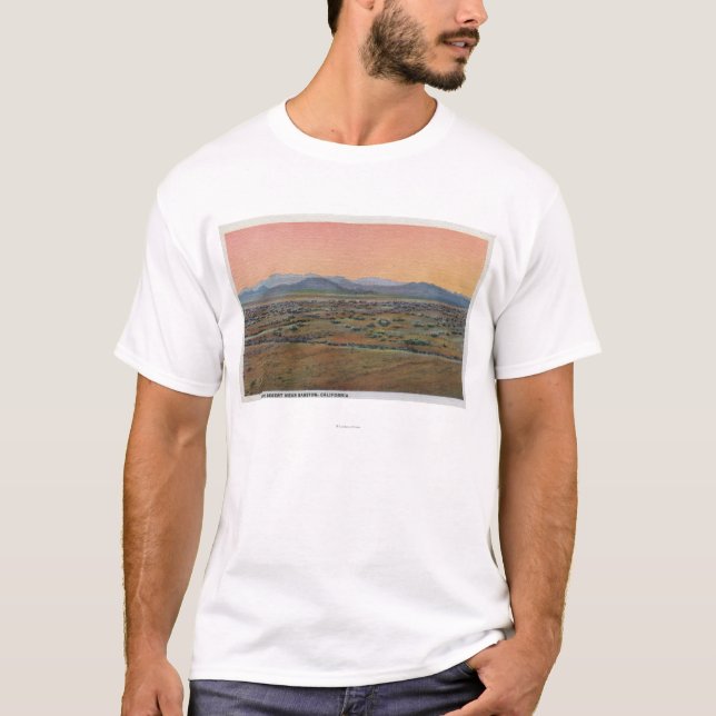 T-shirt Vue de désert de Mohave (Devant)