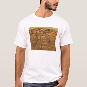 T-shirt Vue de falaise de brûlures sur Mars