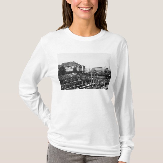 T-shirt Vue de "Fischerinsel", Berlin, c.1910 (Devant)