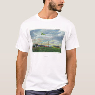 T-shirt Vue de gisement de planeur de colline de Harris,