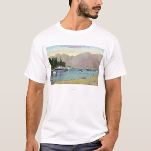 T-shirt Vue de Howe Sound de vapeur des syndicats à l'îl