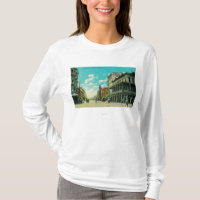 Vue de J et de rue CornerFresno, CA de Mariposa