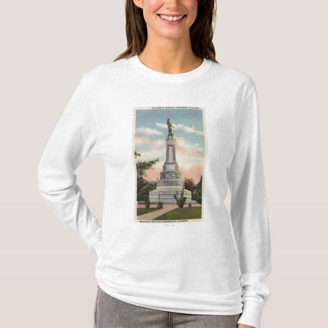 T-shirt Vue de James W. Marshall Monument # 1 (Devant)