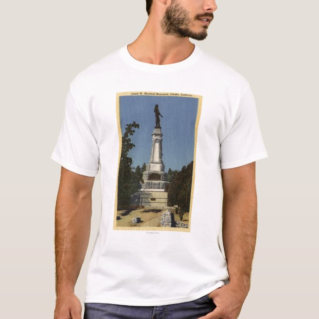 T-shirt Vue de James W. Marshall Monument # 2 (Devant)