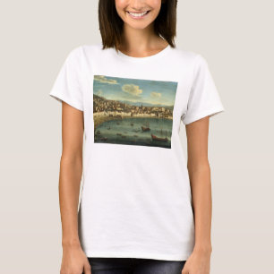 T-shirt Vue de la baie de Naples de la baie de Chiaia (