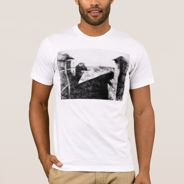 T-shirt Vue de la fenêtre chez Le Gras, première (Devant)