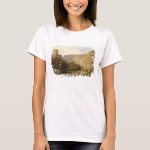 T-shirt Vue de la gorge du Cheddar (huile sur toile)
