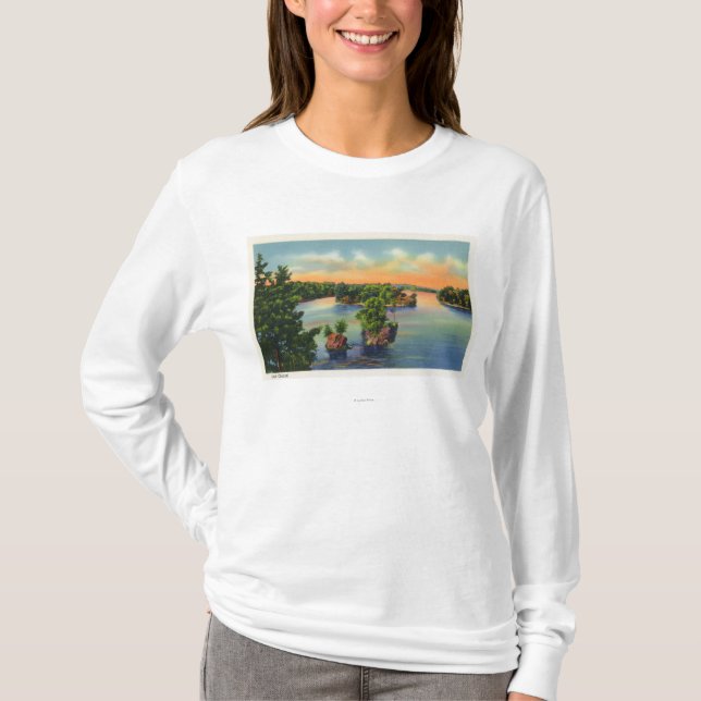 T-shirt Vue de la Manche perdue (Devant)