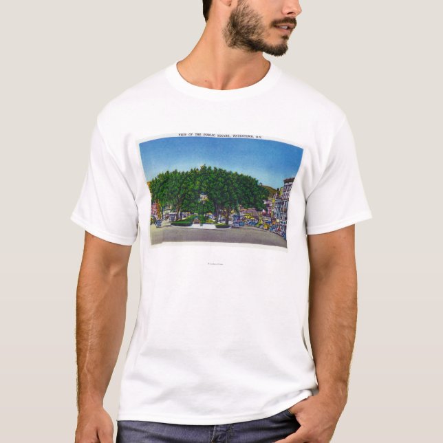 T-shirt Vue de la place publique # 2 (Devant)