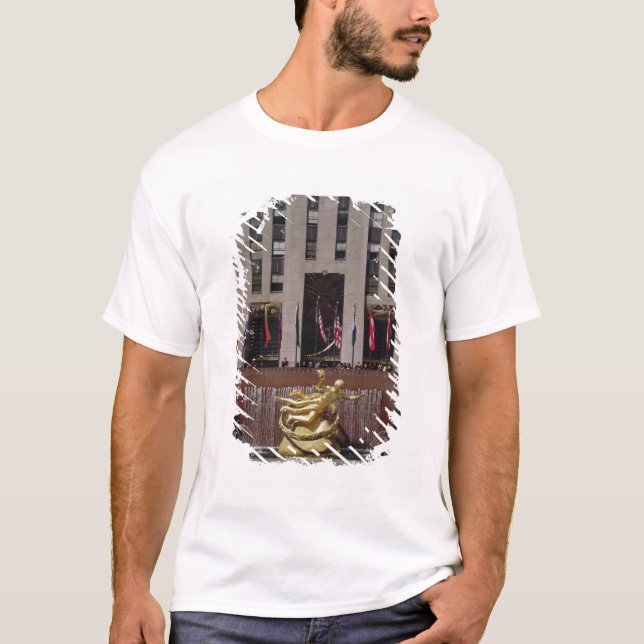 T-shirt Vue de la plaza submergée (Devant)