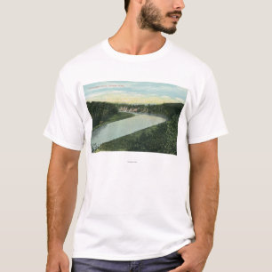 T-shirt Vue de la rivière de Genesee