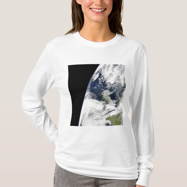 T-shirt Vue de la Terre depuis l'espace (Devant)