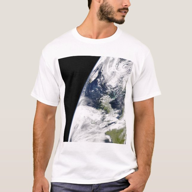 T-shirt Vue de la Terre depuis l'espace (Devant)