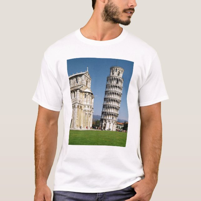 T-shirt Vue de la tour penchée (Devant)